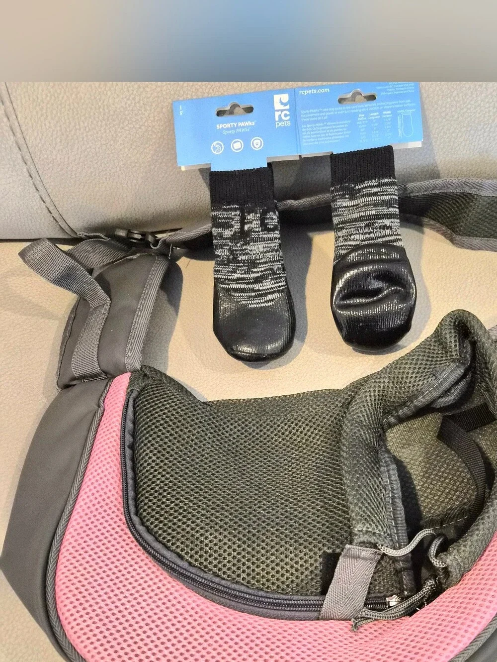 NEW Dog Carrier Small And Padded Dog Socks